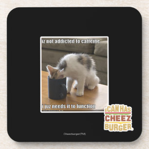 Dessous-de-verre N'est pas dépendant à la caféine