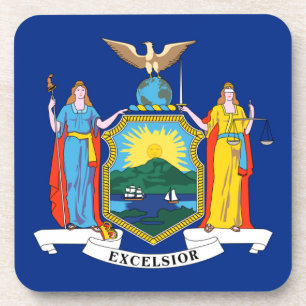 Dessous-de-verre New York : The Empire State, Home Big Apple Flag