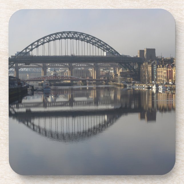 Dessous-de-verre Newcastle Quayside & le pont Tyne (Devant)