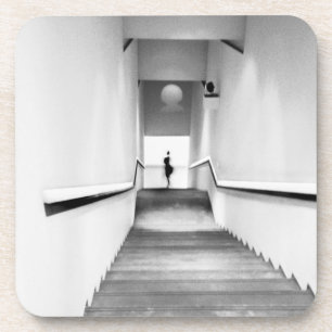 Dessous-de-verre Nice France, Escalier Musée d'Art Moderne