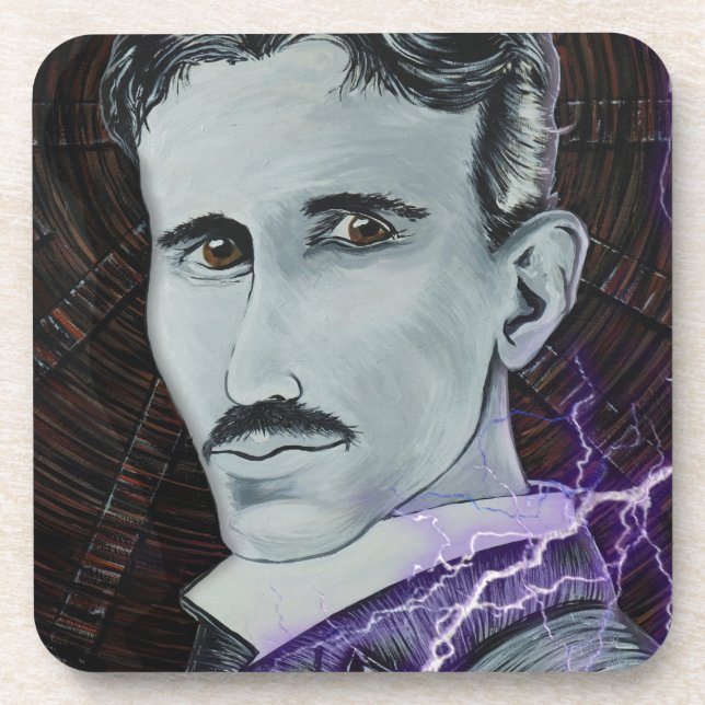 Dessous-de-verre Nikola Tesla (Devant)
