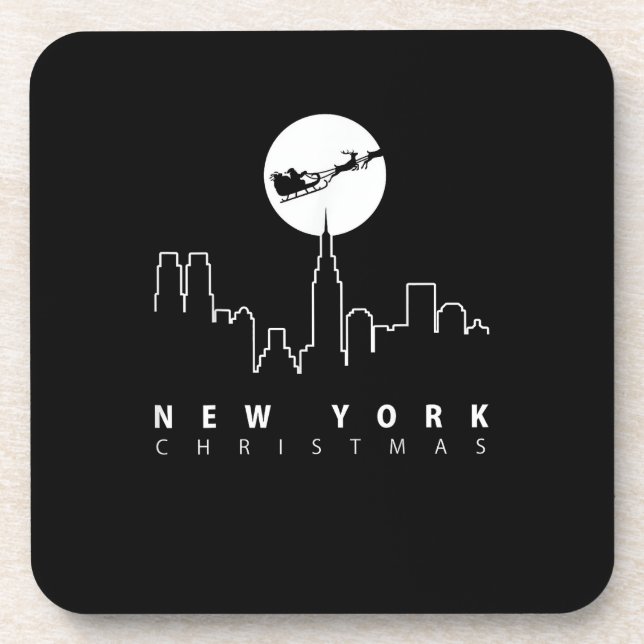 Dessous-de-verre Noël à New York (Devant)