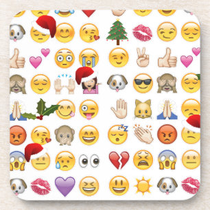 Dessous-de-verre noël emojis