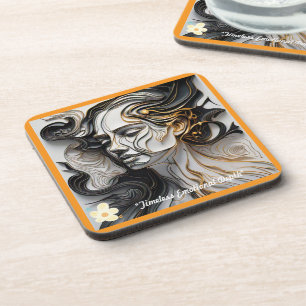 Dessous-de-verre "Noir et blanc émotionnel"