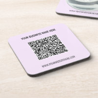 Nom du code QR Site Web Caster de boissons promoti