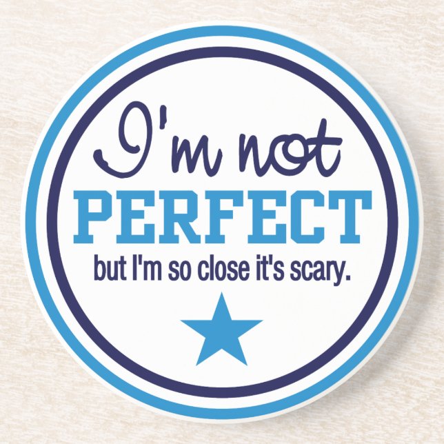 Dessous de verre NON PARFAITS - bleu (Devant)