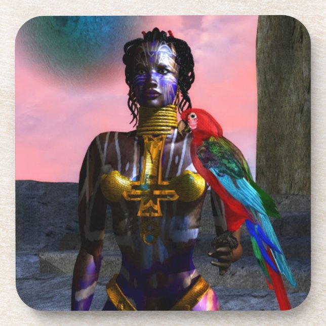 DESSOUS-DE-VERRE NORA CYBER WARRIOR (Devant)