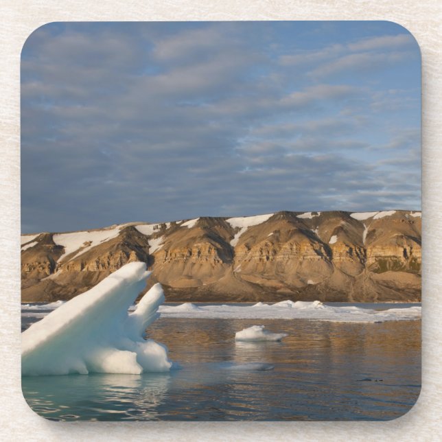 Dessous-de-verre Norvège, Svalbard, île de Spitsbergen, Cadre (Devant)