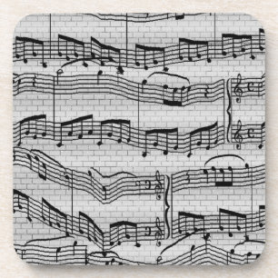 Dessous-de-verre Notes musicales
