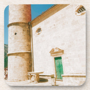 Dessous-de-verre Notre-Dame-des-Rochers - Baie de Kotor - Monténégr