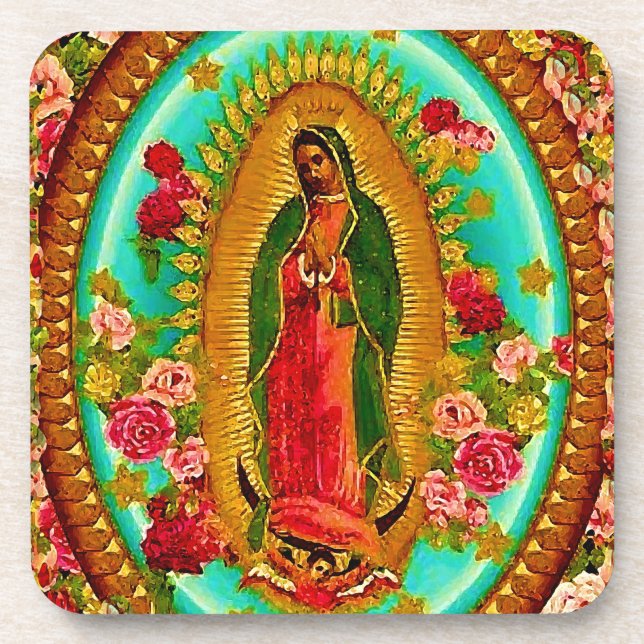 Dessous-de-verre Notre Dame Guadalupe-Mexique Sainte Vierge Marie (Devant)
