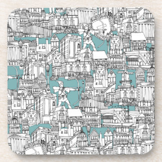 DESSOUS-DE-VERRE NOTTINGHAM BLEU