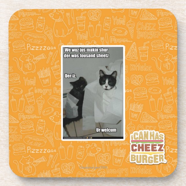 Dessous-de-verre Nous sur de makin de jus de wuz (Devant)