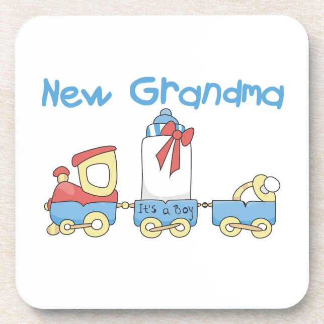 Dessous-de-verre Nouveaux cadeaux de grand-mère-train (Devant)