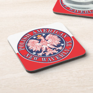 Dessous-de-verre Nouvel aigle polonais américain du Texas