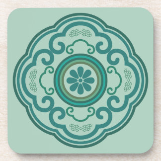 Dessous-de-verre nuage vert traditionnel chinois Ruyi