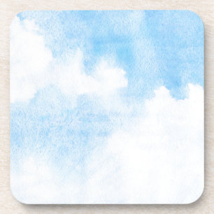 Dessous-de-verre Nuages d'aquarelle et arrière - plan de ciel