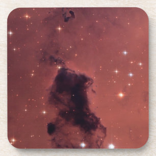 Dessous-de-verre Nuages de poussière roses d'ombre d'obscurité