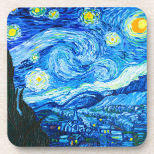 Dessous-de-verre Nuit Van Gogh Starry