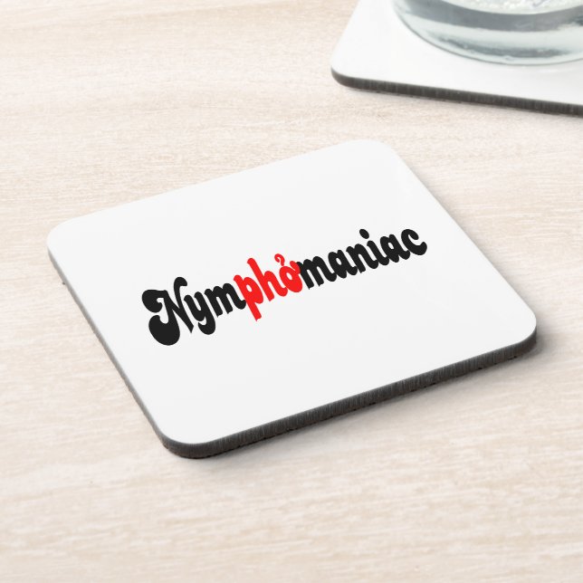 Dessous-de-verre Nymphomane (Côté gauche)