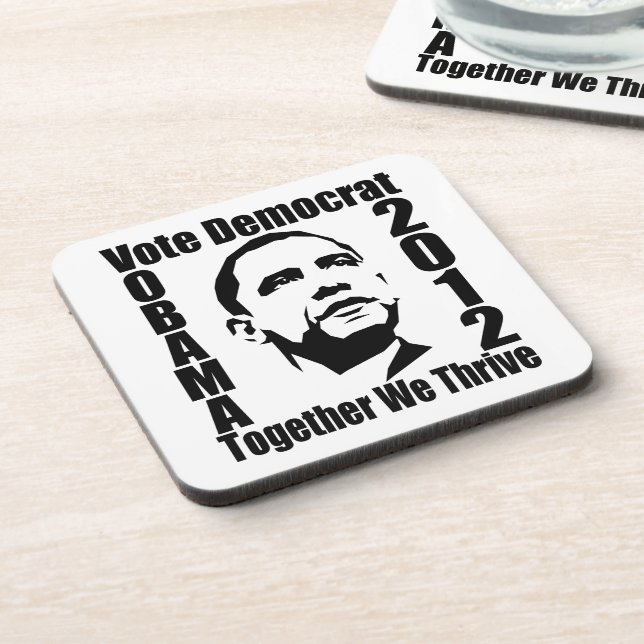 DESSOUS DE VERRE OBAMA 2012 (Côté gauche)