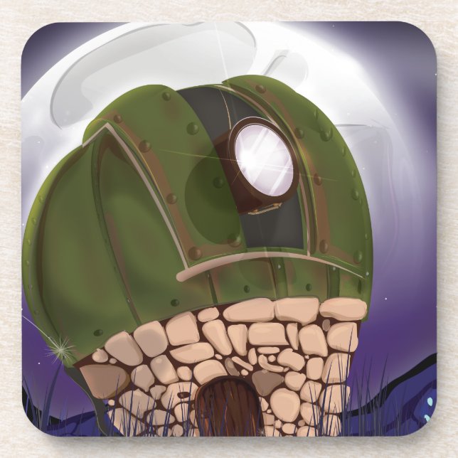 Dessous-de-verre Observatoire à télescope (Devant)