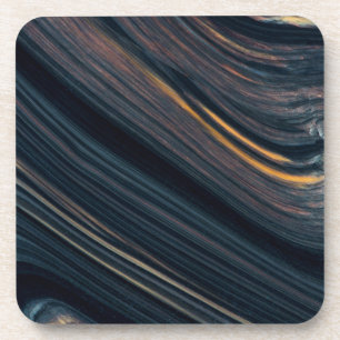 Dessous-de-verre Obsidienne Goldsheen acajou