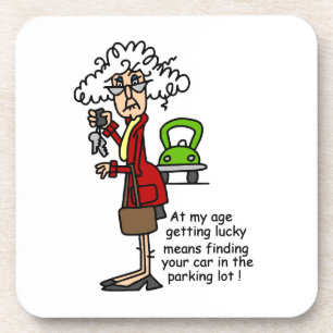 Dessous-de-verre Obtenir un Humour chanceux