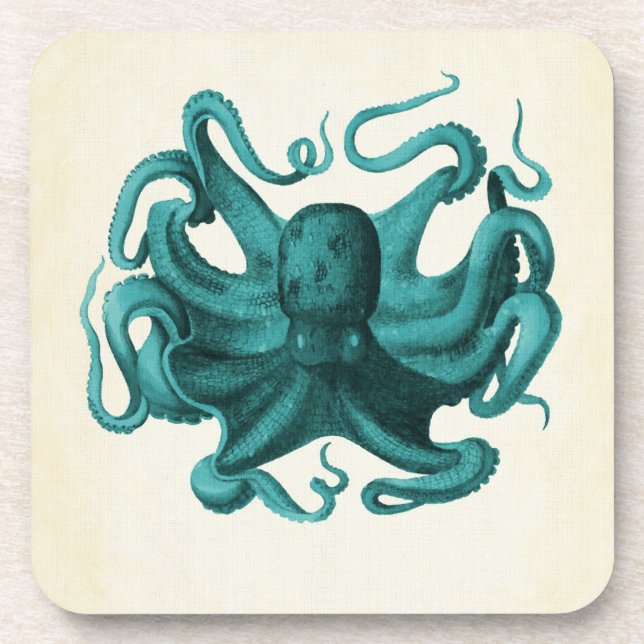 Dessous-de-verre Octopus vintage (Devant)