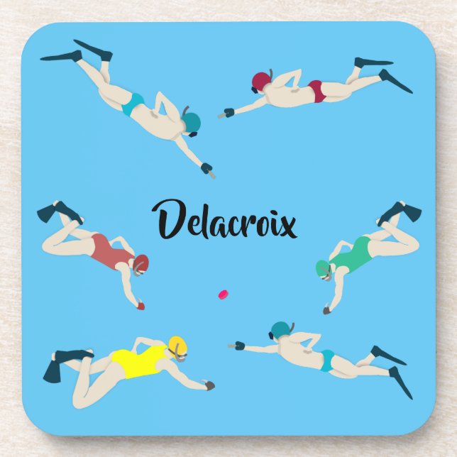 Dessous-de-verre Octopush (Devant)