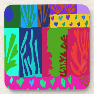 Dessous-de-verre Ode au Collage de Matisse