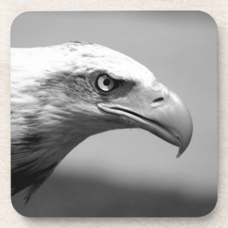 Dessous-de-verre Oeil d'aigle noir et blanc