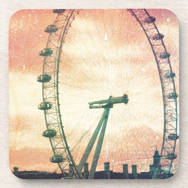 Dessous-de-verre Oeil d'Anitiqued Londres au lever de soleil (Devant)