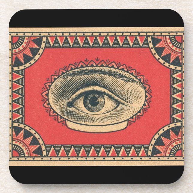 Dessous-de-verre oeil de sagesse (Devant)
