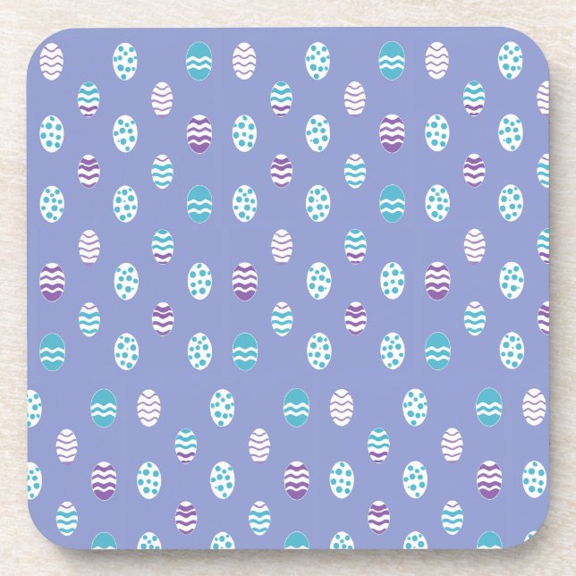 Dessous-de-verre OEuf de Pâques/pastel de printemps (Devant)