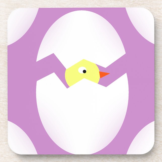 Dessous-de-verre oeuf de poule pâpâpâle (Devant)