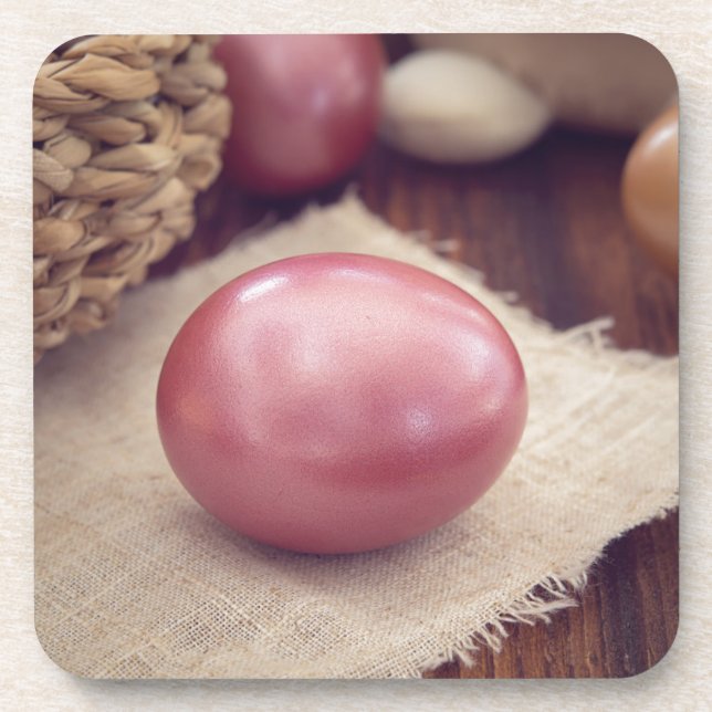 Dessous-de-verre OEufs de Pâques Peints Pastel (Devant)