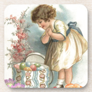 Dessous-de-verre oeufs de pâques victoriens