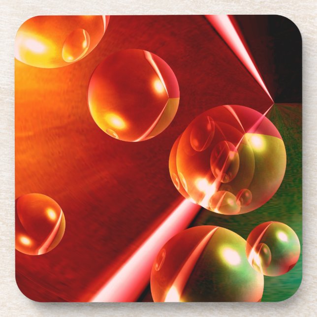 Dessous-de-verre Oeuvre Abstraite contemporaine de Serdar Hizli (Devant)