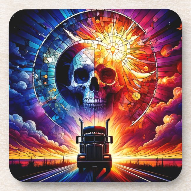 Dessous-de-verre Oeuvre crânienne (Devant)