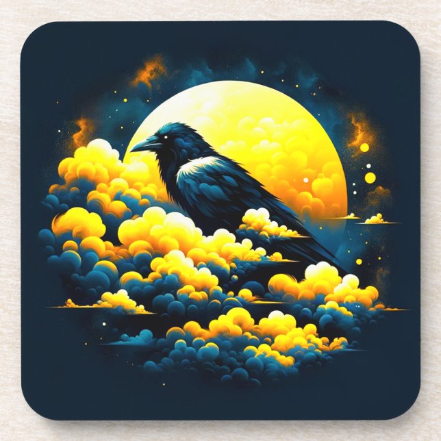 Dessous-de-verre OEuvre de Crow (Devant)