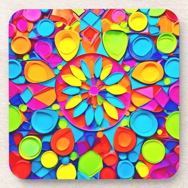 Dessous-de-verre Oeuvre symphonique Kaleidoscope (Devant)