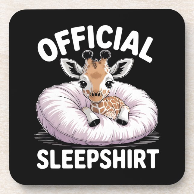 Dessous-de-verre  Official  Sleepshirt Giraffe (Devant)