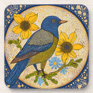 Dessous-de-verre Oiseau coloré 