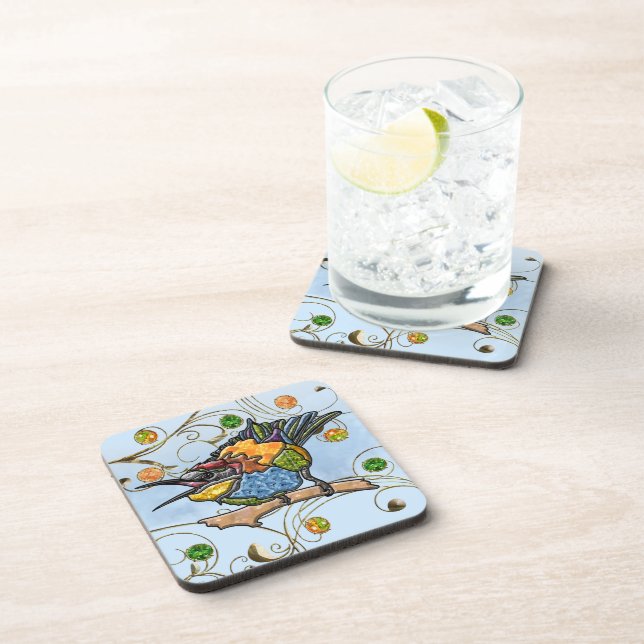 Dessous-de-verre Oiseau d'abeilles (Côté Droit)
