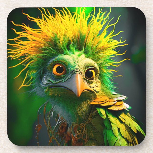 Dessous-de-verre Oiseau drôle (Devant)