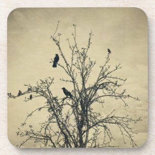 Dessous-de-verre Oiseaux dans l'arbre -