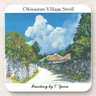 Dessous de verre Okinawan traditionnels de