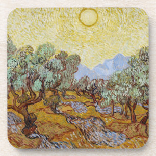 Dessous-de-verre Oliviers de Vincent van Gogh , 1889