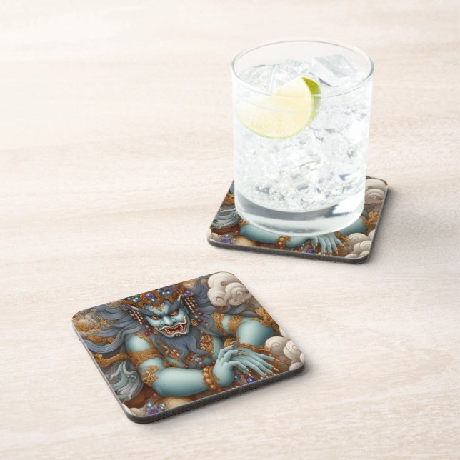 Dessous-de-verre Oni Fortune Beverage Coasters (Côté Droit)
